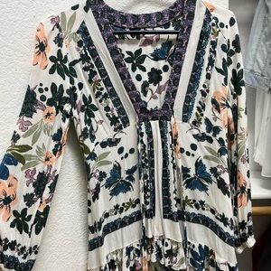 Free people size 0 tunic. Long shirt or short dress depending on height.